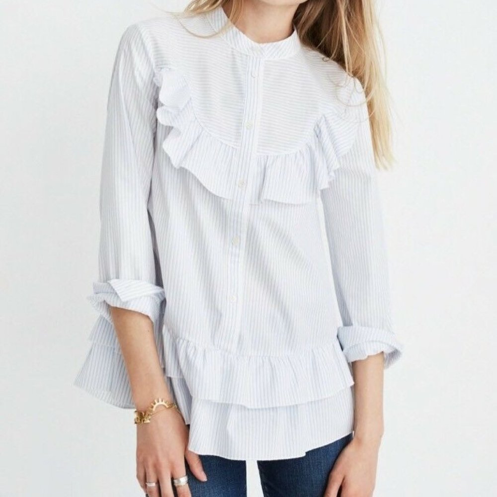 Madewell x Karen Walker Striped Annie Shirt